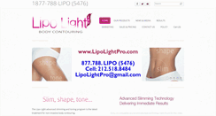 Desktop Screenshot of lipolightpro.com